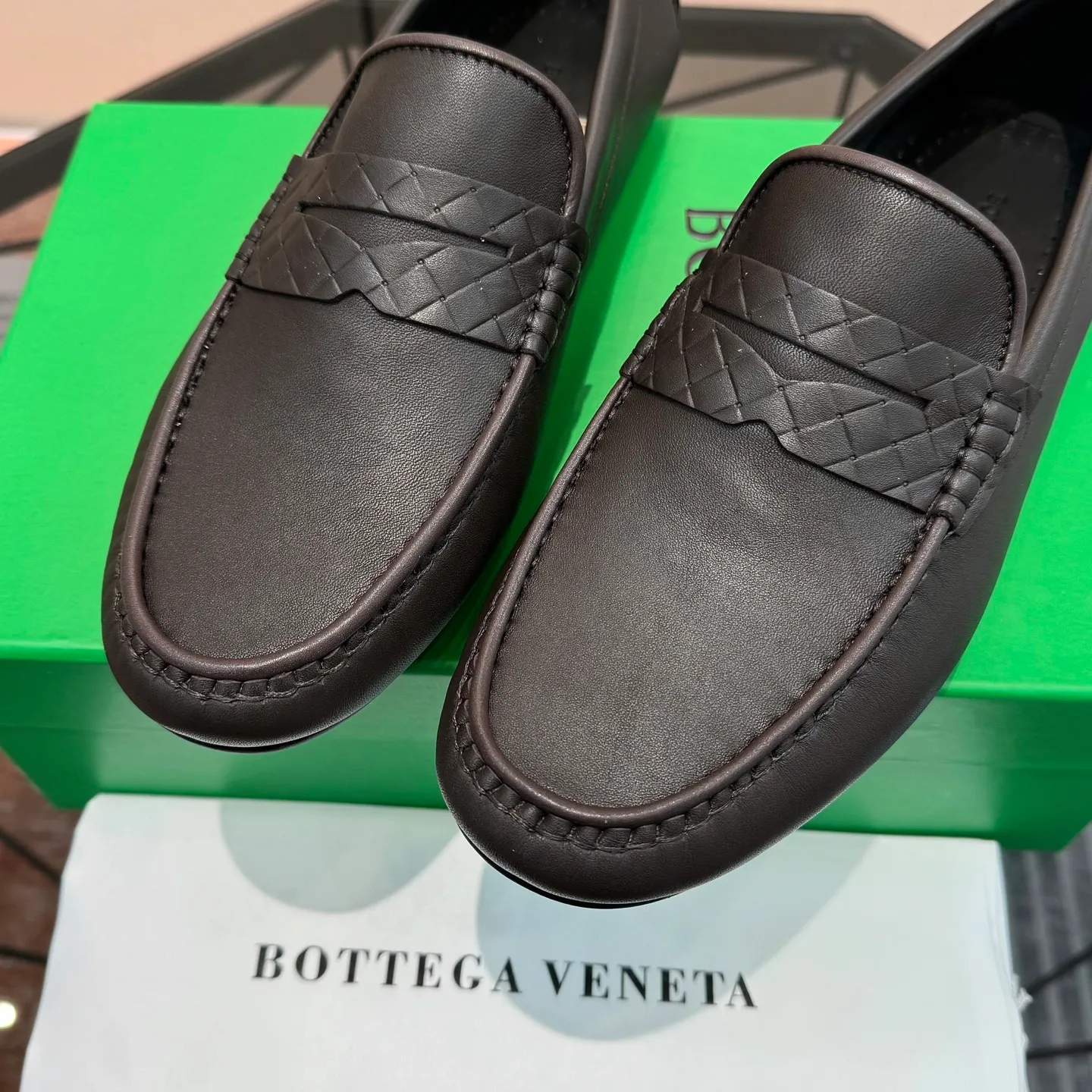 Men's shoes 💰560 [Botte* Venetta (BV)] Official website synchronization, high-end quality! 38-45